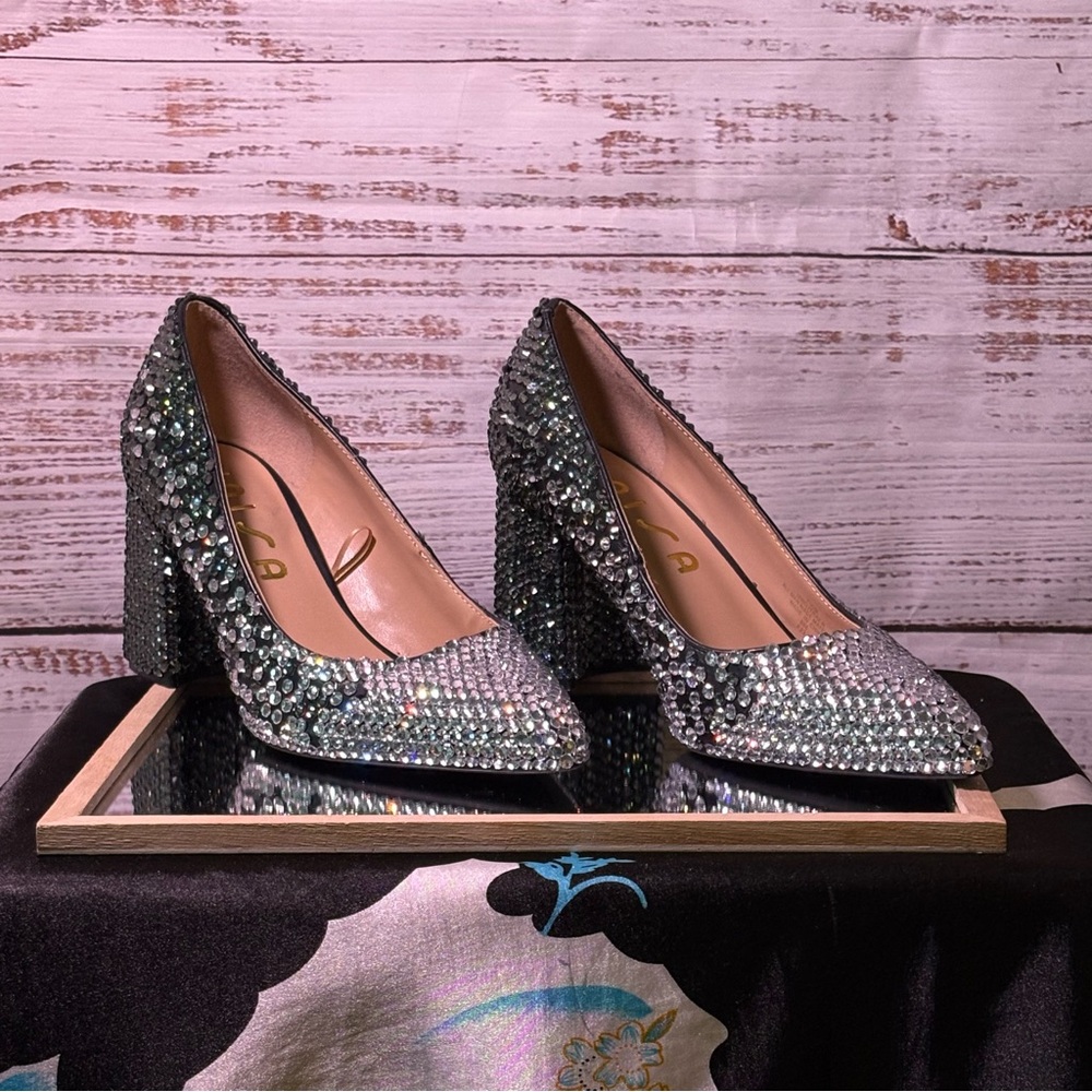 Elegant Women's Heels thrifted and customized